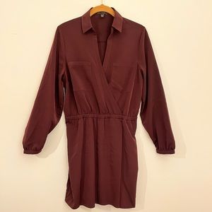 Express faux wrap dress
